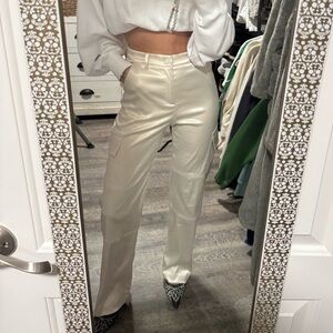 Silk trousers